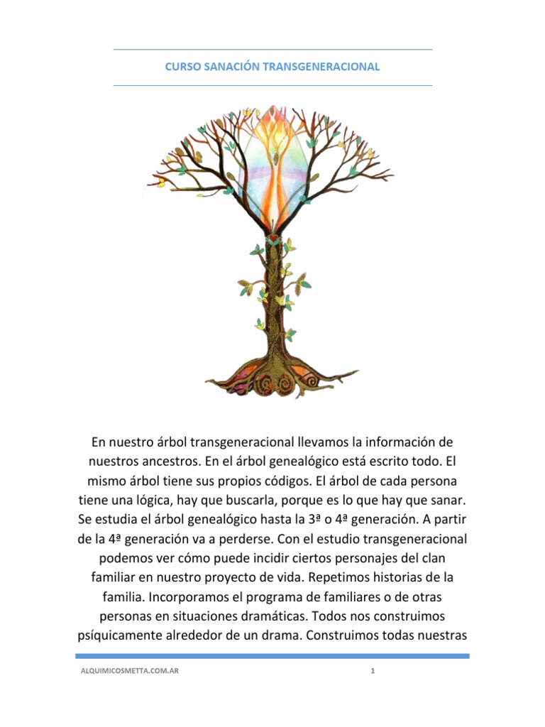 CURSO Sanacion Transgeneracional | PDF | Universo | Sociedad