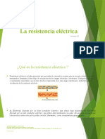 La Resistencia Eléctrica