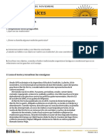 ACTIVIDADES SECUENCIAS 2C Efemeride 10 de Noviembre Dia de La Tradicion 2022 BILLIKEN