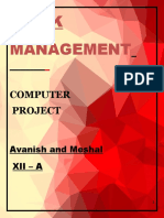 Antony Dawny Philip - Computer Project