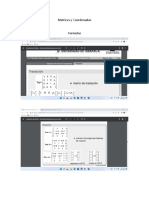 Matrices y Coordenadas