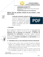 Solicito Nulidad de Acto Procesal.