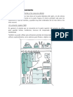 Planear El Almacenamiento