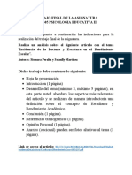 Trabajo Final PSE-305 Psicología Educativa II 2022-3