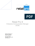 Retail Pro 9 Enterprise Communication Manager