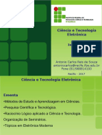 20170822-IFPE-Ciencia_e_Tecnologia_Eletronica-Introdução