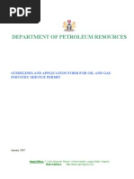 Download Guidelines and Application Form for Oil and Gas Industry Service Permit1 by Olatunde Olusegun Raphael SN60394095 doc pdf