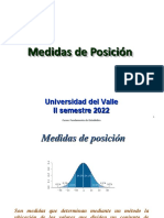 Medidas de Posicion (Cuantiles)