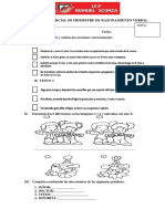 Examen Raz Verbal 11 Copias Segundo Grado