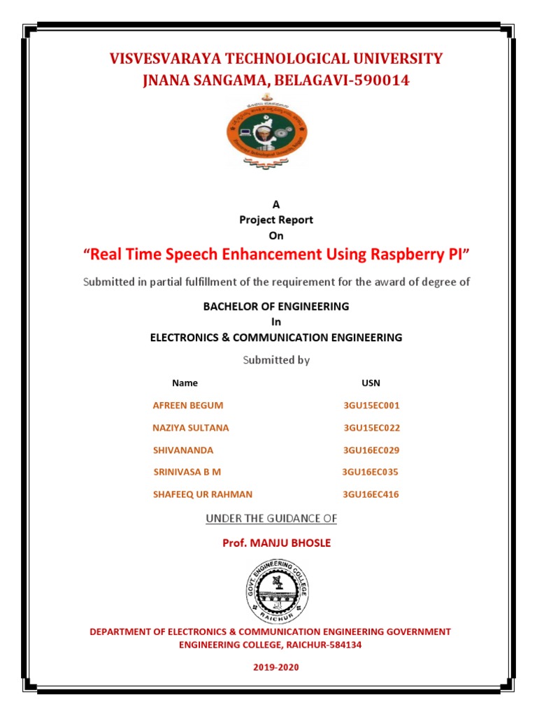 Speech Enhancement PDF Speech Recognition Deep Learning