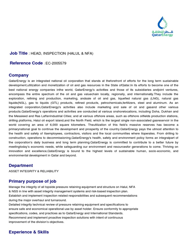 Data Overview - HEAD INSPECTION (HALUL & NFA) | PDF | Nondestructive ...