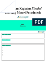 Format Rancangan Pembelajaran Blended Learning