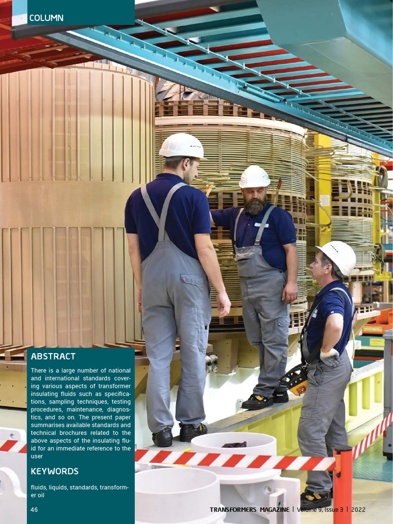 46 51 standards relevant to transformers viii column by