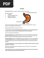 Gi Notes: Nurs 3103 Pathophysiology Teri L. Hernandez, PHD, RN