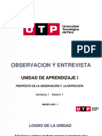 S01.s1 - Definición y Objetivo de La Observación y Entrevista Como Herramientas Del Conocimiento Psicológico