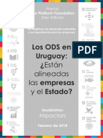 Los ODS en Uruguay - Están Alineadas Las Empresas y El Estado