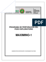 Programa de Perforación MAXIMINO-1REV-Final