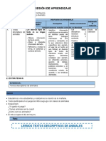 Sesión de Aprendizaje Comunicacion Miercoles