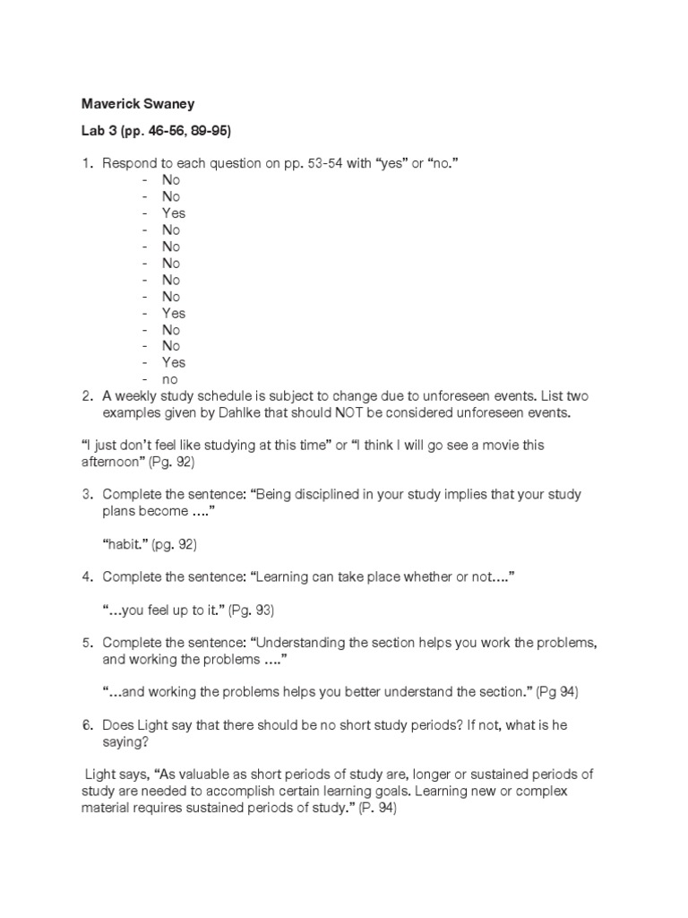 Math Homework Study Strategies | PDF | Mathematics | Reason
