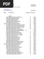 Lista Mayorista Casa Abe Valida Al 09-01-23 | PDF