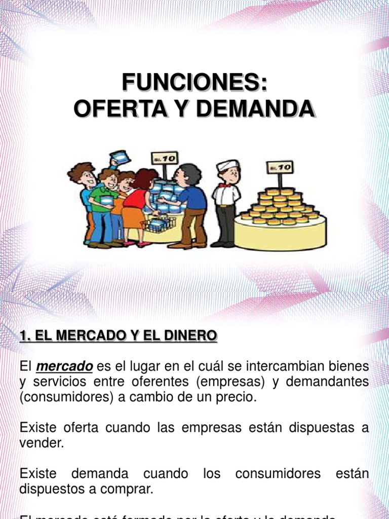 Funciones de Oferta y Demanda en Economía | PDF | Oferta y demanda ...