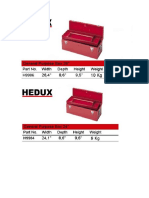 Hedux Tool Box Catalog