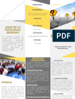 Folleto Brochure de Servicios Empresa Profesional Amarillo