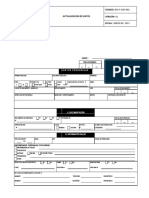 Actualizacion de Datos