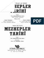 Mezhepler Tarihi Cilt 1siyasi Ve Itikadi Muhammed Ebu Zehra Hisar