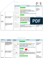 Plan semanal de aprendizaje