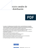 Ejercicio canales de distribución