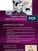 Chapter 4. Rizal's Life - Higher Education and Life Abroad