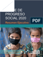 Indice de Progreso Social 2020