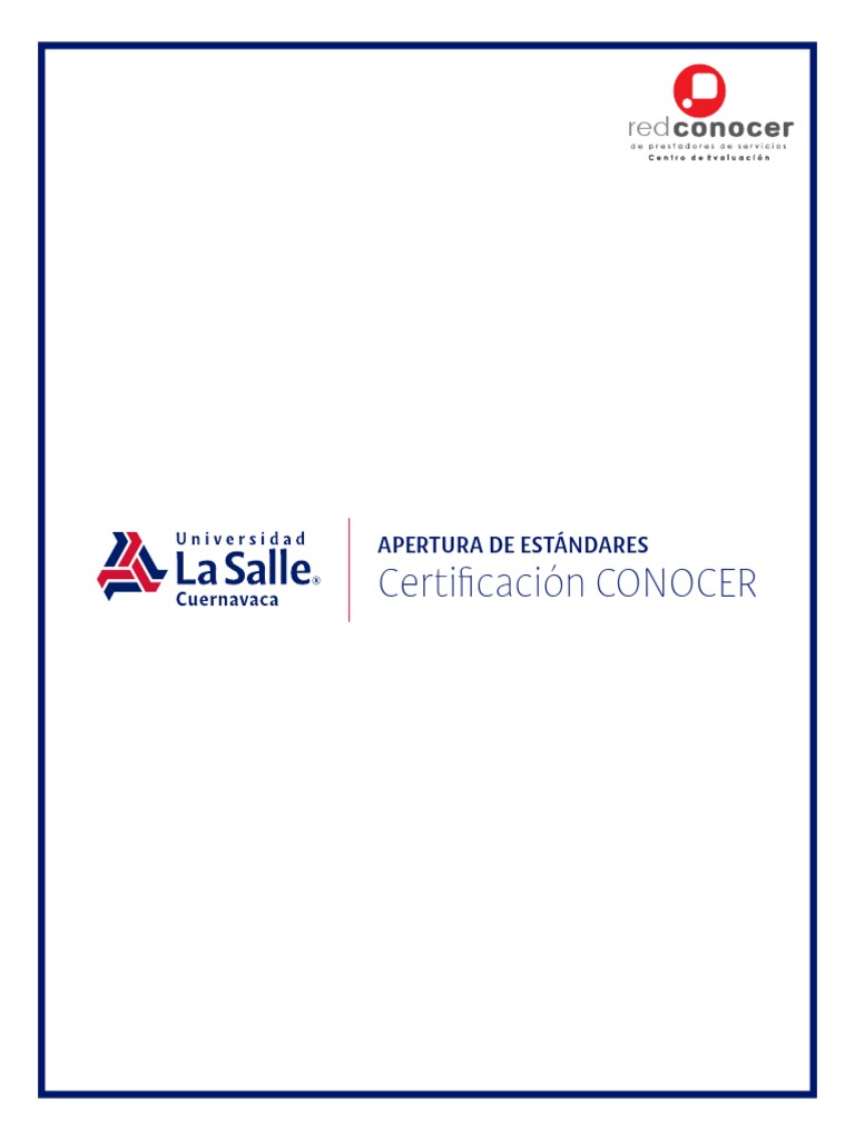 Conocer 0076 | PDF | Evaluación