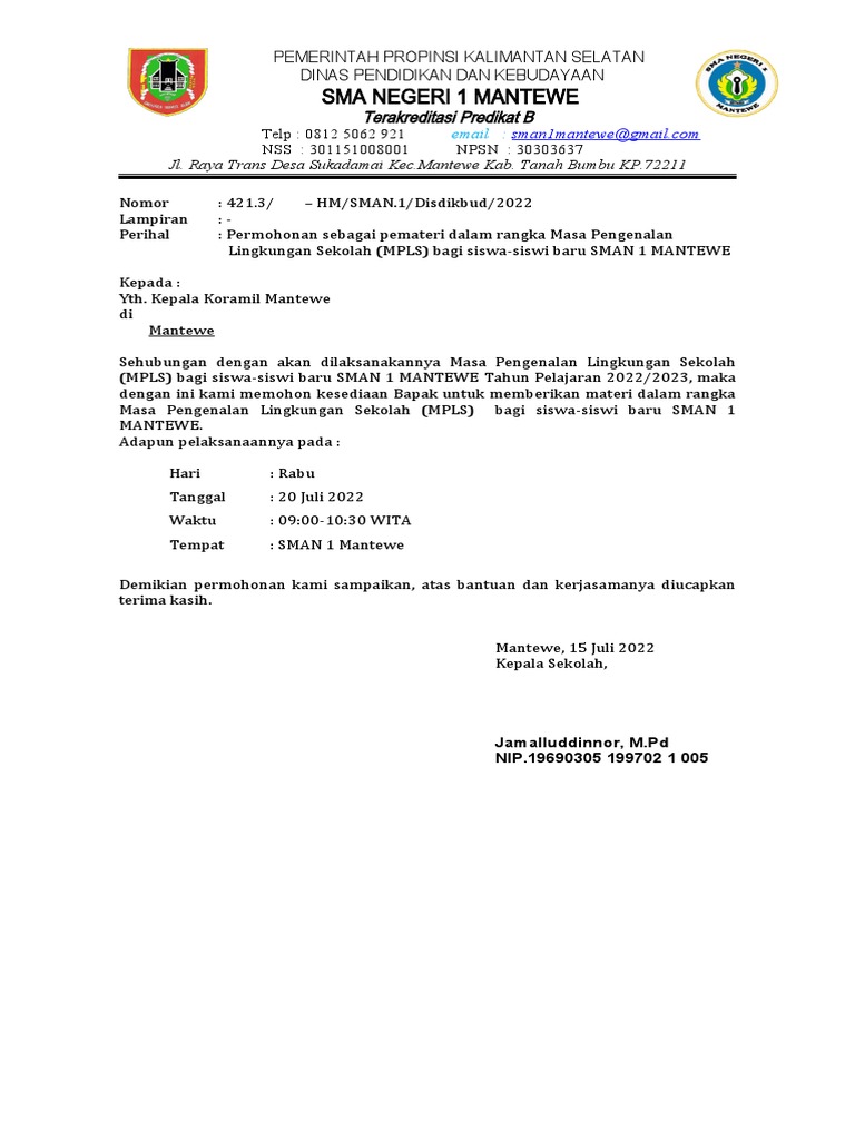 UNDANGAN POLSEK Pengamanan | PDF