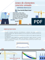 Deflexiones en Elementos de Concreto Armado - Grupo N°5