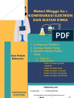 Pert 3 Konfigurasi Elektron Dan Ikatan Kimia