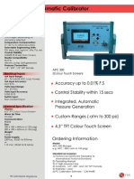Automatic Pneumatic Calibrator Pressure Specification 40 Characters
