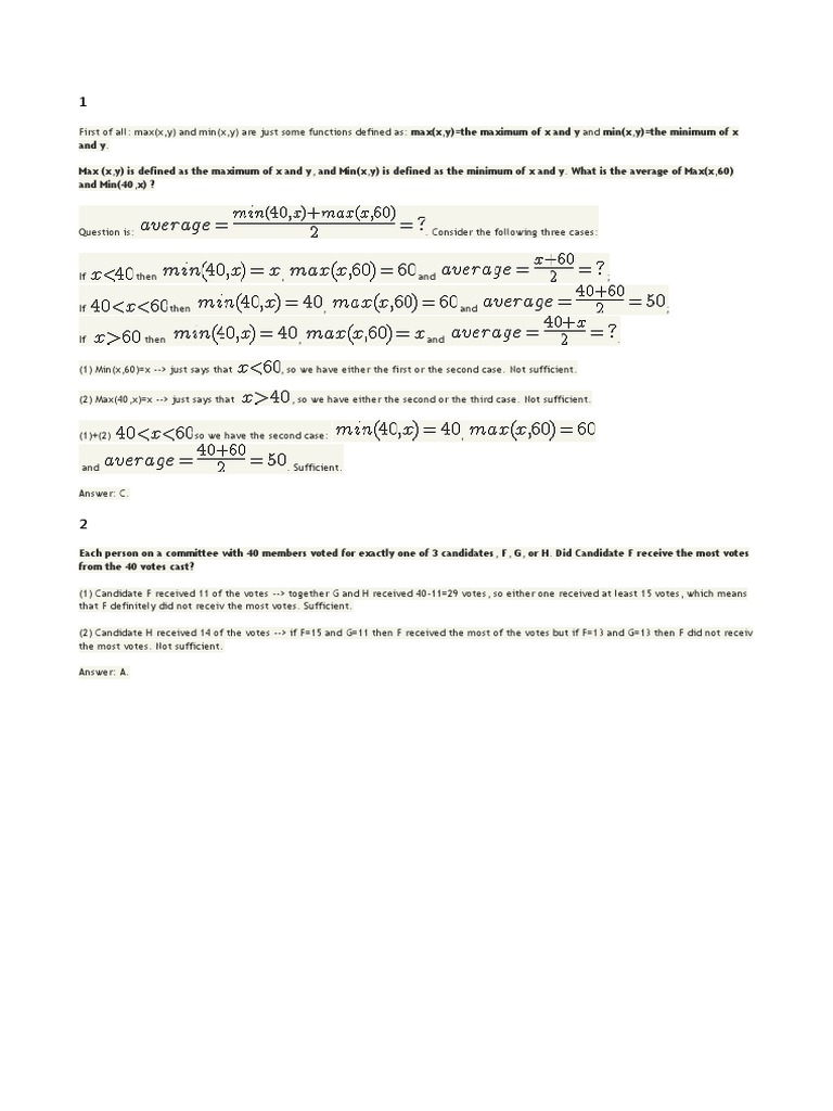 Min - Max Soluns | PDF