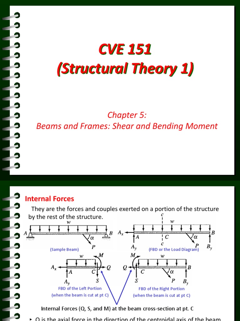 CE 151 Chapter 5 Lecture Notes | PDF | Bending | Beam (Structure)