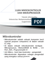 Mikrokontroler Pertemuan 1