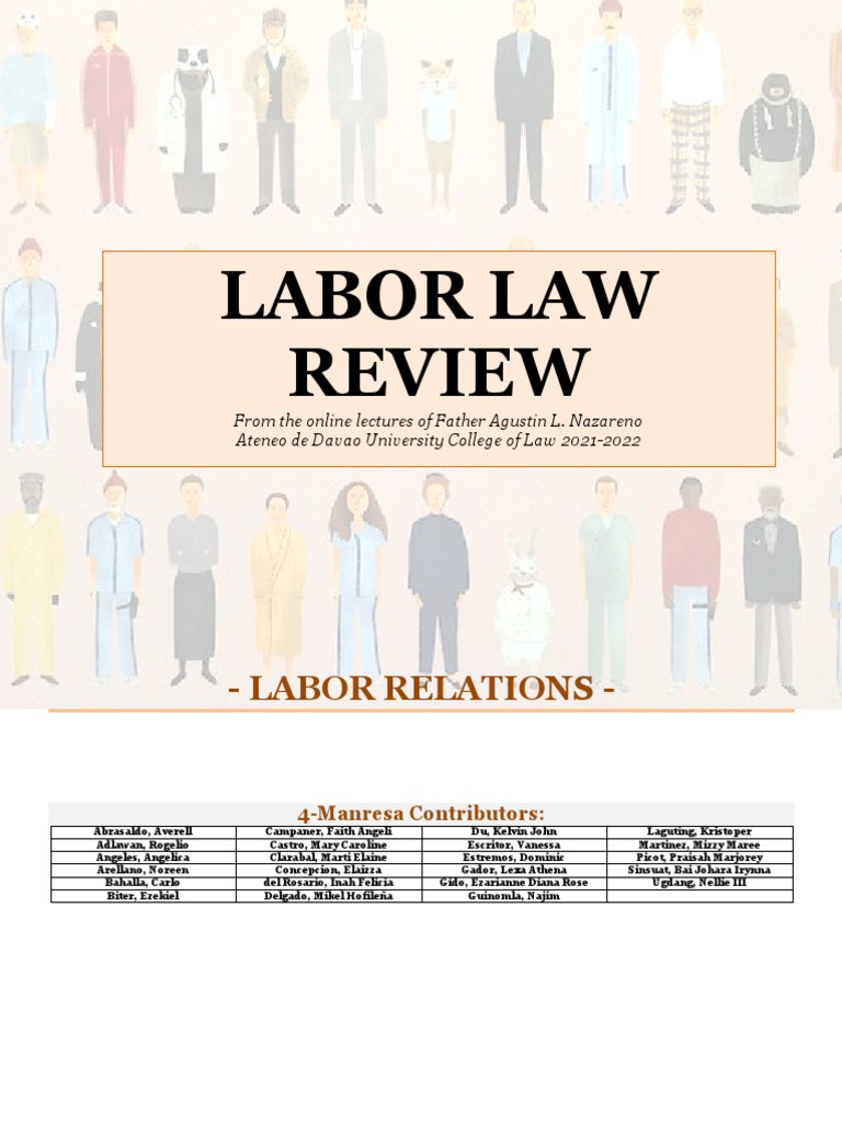 2021 Labor Relations Review Tsn Pdf Employment Collective