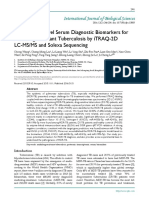 Serum Diagnostic Biomarkers For MDRTB - Wang 2016