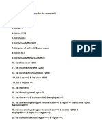 Stata Worksheet Answer Commands