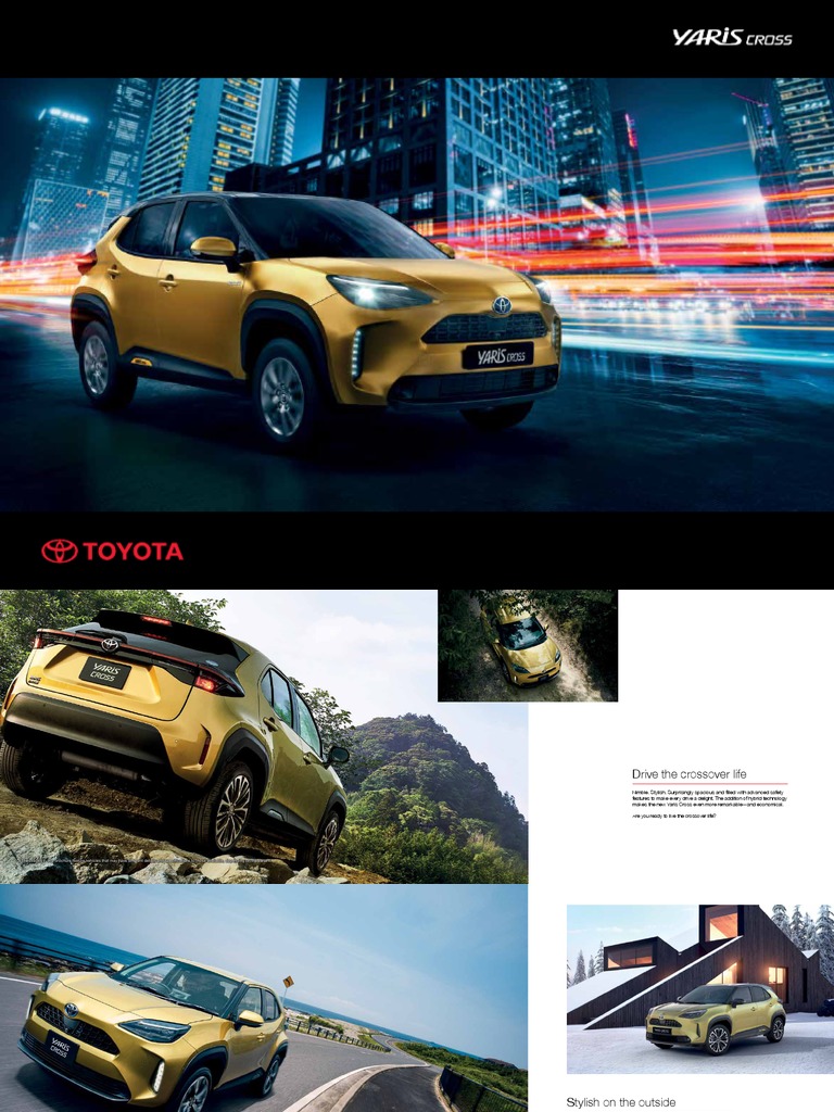 Toyotayaris-Cross Brochure | PDF | Automotive Industry | Land Vehicles