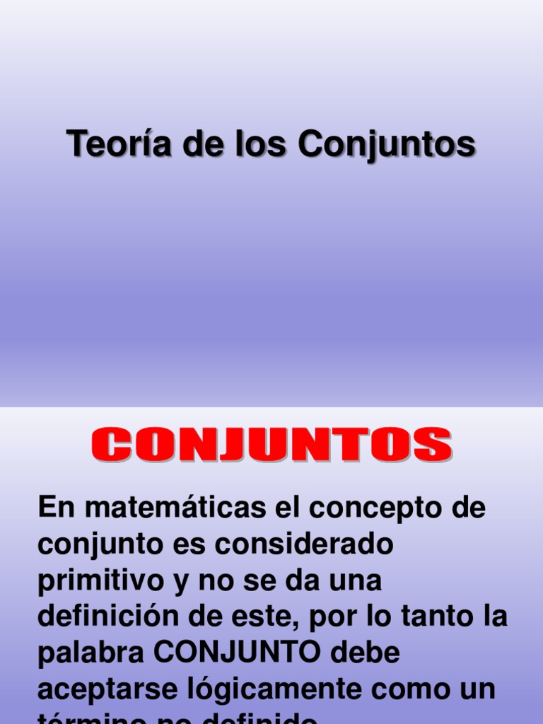 Upn PptSemana 1 Teoria de Conjuntos PDF Conjunto (Matemáticas