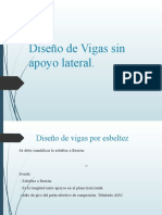 Diseño de Vigas Por Flexión Sin Apoyo Lateral