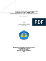 Estimasi Potensi Kandungan Mineral Andesit Dengan Pendekatan Resistivitas Pada Daerah Umbar, Kelumbayan, Tanggamus