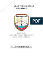 Makalah Teknik Dasar Sepakbola