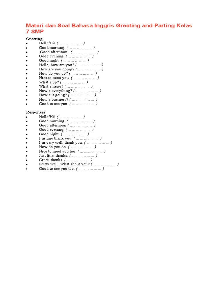 Halo, Dunia! Membangun Jembatan Komunikasi dengan Sapaan dalam Bahasa Inggris untuk Kelas 4 SD